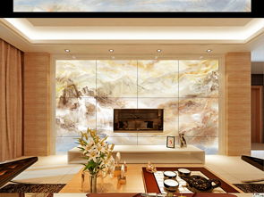 大理石紋江山多嬌 石材背景墻的設(shè)計靈感與素材應(yīng)用
